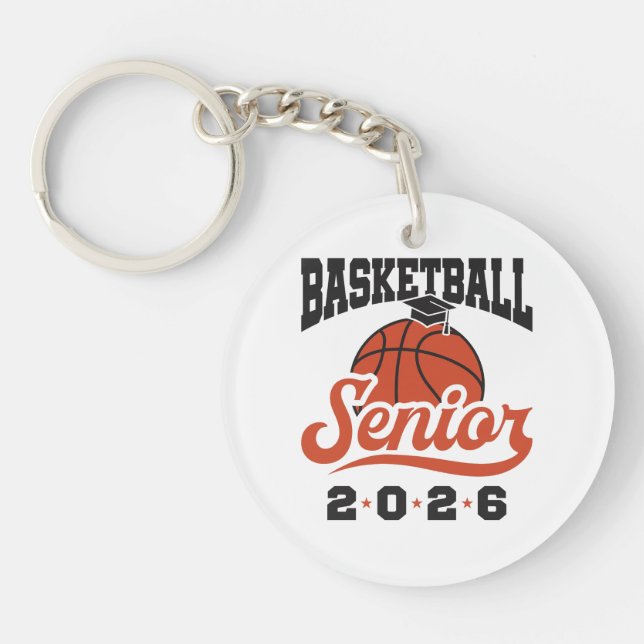 Basketball Senior 2026 Schlüsselanhänger (Vorderseite)