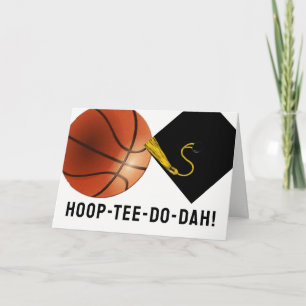 Basketball Senior Abschluss Karte