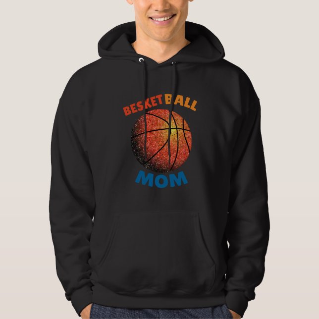 Basketball Senior Mom Torn Paper Twinkle Twinkle Hoodie (Vorderseite)