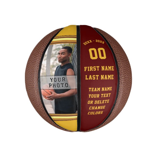 Basketball Senior Night Geschenke, Mini Basketball (Vertikal)