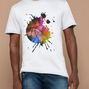 Basketball Shirt Graffiti Silhouette