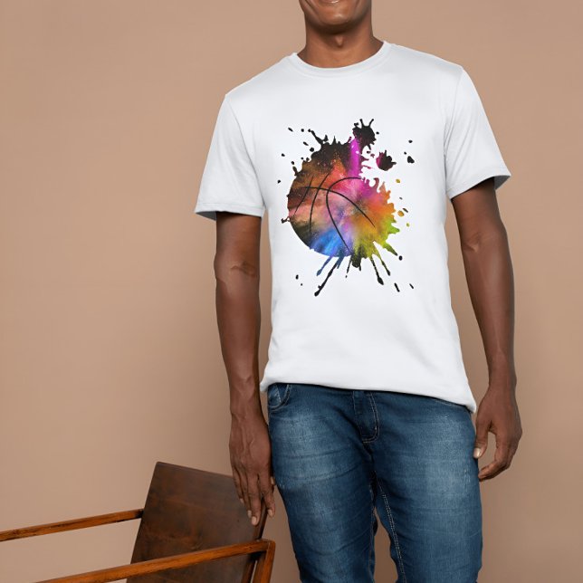 Basketball Shirt Graffiti Silhouette (Von Creator hochgeladen)