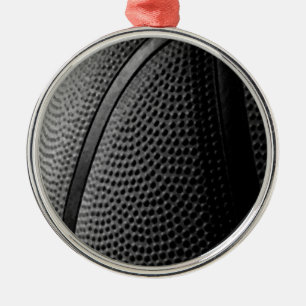 Basketball Silbernes Ornament