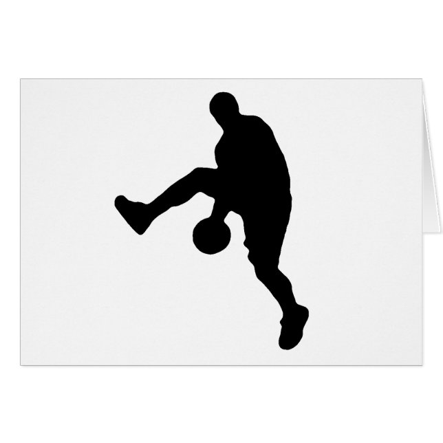 Basketball-Silhouette (Vorderseite (Horizontal))