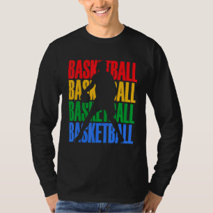 Basketball-Silhouette Bball-Spieler Trainer Sport T-Shirt