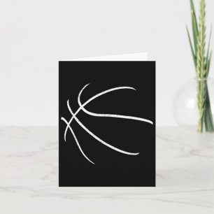 Basketball Silhouette Design Karte
