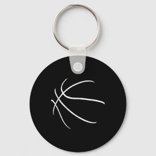 Basketball Silhouette Design Schlüsselanhänger