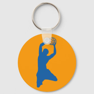 Basketball-Silhouette Schlüsselanhänger