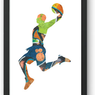 Basketball-Silhouette T-Shirt