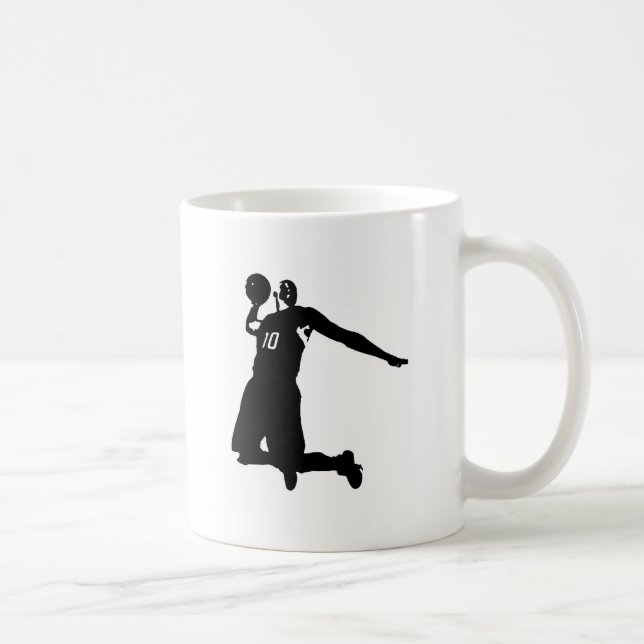 Basketball-Silhouette Tasse (Rechts)