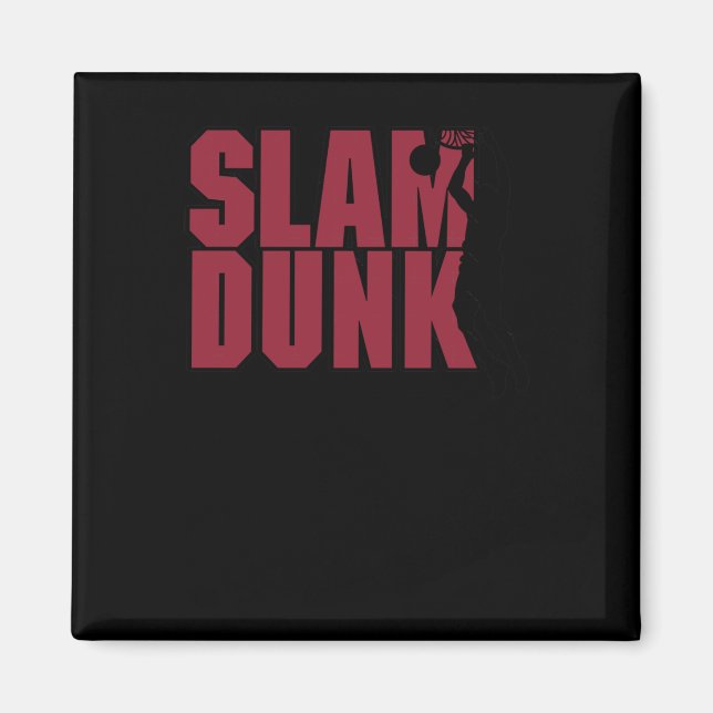 Basketball Slam Dunk Magnet (Vorne)