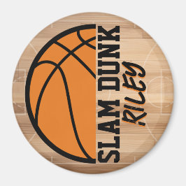 Basketball Slam Dunk Personalisiert Magnet
