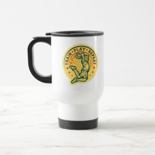 Basketball Slam Dunk Vintages Design Reisebecher
