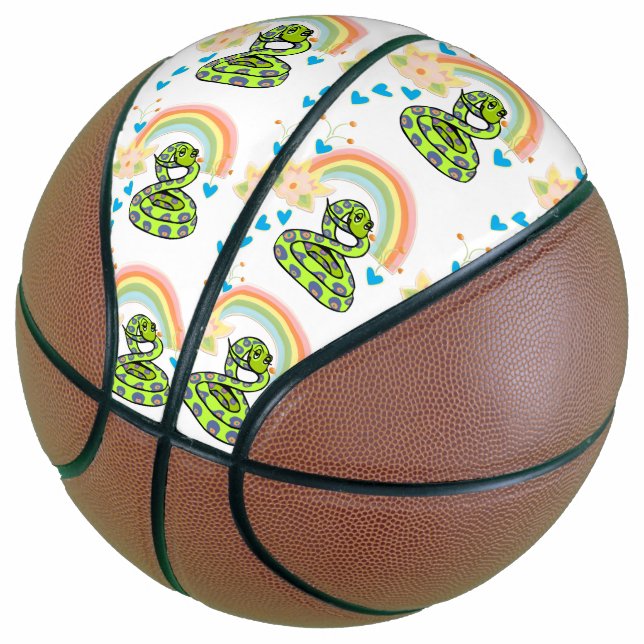Basketball Snake Rainbow (angewinkelt)