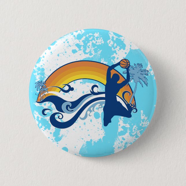 Basketball. Sommersetz. Button (Vorderseite)