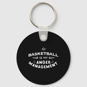 Basketball Spaß Basketball ist mein Wutmanagement Schlüsselanhänger