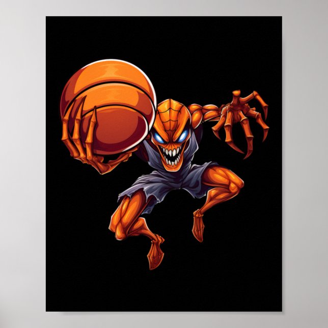 Basketball Spider Poster (Vorne)