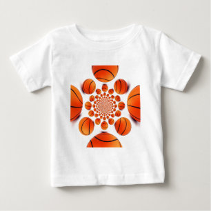 Basketball-Spiel der Champions: Court Vision Kalei Baby T-shirt