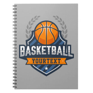 Basketball Spieler ADD NAME Varsity School Team Notizblock