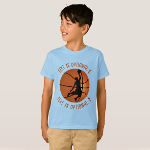 Basketball-Spieler auf Basketball T-Shirt