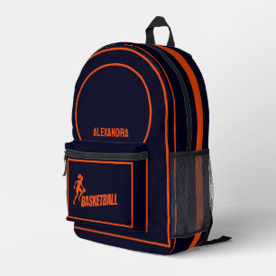 Basketball-Spieler, Basketbal-Team, Geburtstagsges Bedruckter Rucksack
