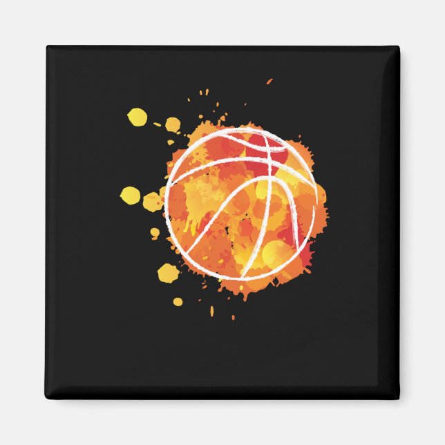 Basketball-Spieler Basketball Magnet (Vorne)