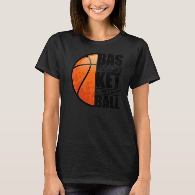 Basketball Spieler Basketball Team Grafik Sport T-Shirt (Vorderseite)