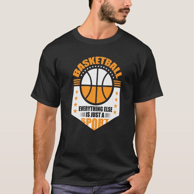 Basketball Spieler Basketball Team Grafik Sport T-Shirt (Vorderseite)