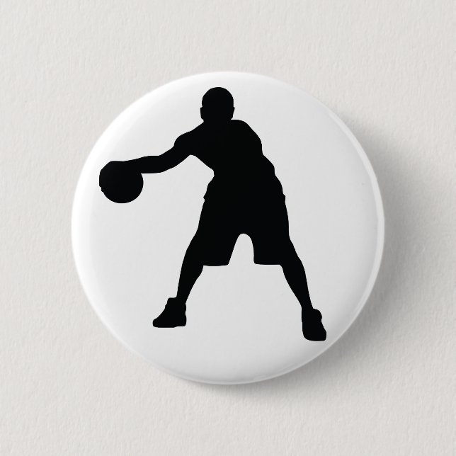 Basketball-Spieler Button (Vorderseite)