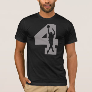 Basketball-Spieler der Nr.-4 T-Shirt