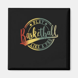 Basketball-Spieler Fächer Uni Basketballtrainer Magnet