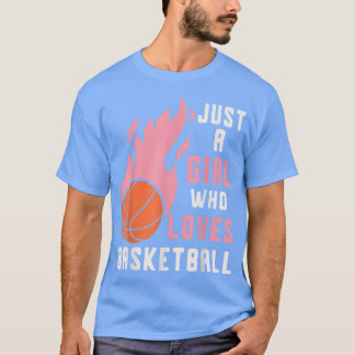 Basketball-Spieler Frauen nur ein Mädchen, die Lie T-Shirt