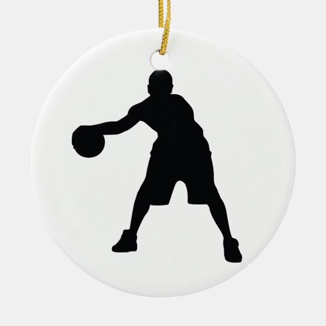 Basketball-Spieler Keramikornament (Vorne)