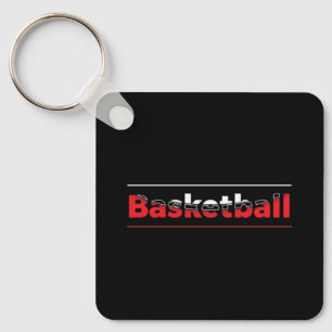 Basketball-Spieler - Minimalistischer geometrische Schlüsselanhänger