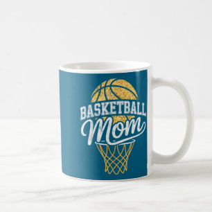 Basketball-Spieler-Mutter Hoops-Design Kaffeetasse