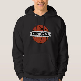 Basketball-Spieler oder Coach mit benutzerdefinier Hoodie