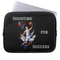 Basketball-Spieler-Shooting Hoops Aquarellbilder