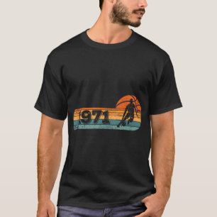 Basketball-Spieler-Spiel Vintag Geboren 1971 Gebur T-Shirt