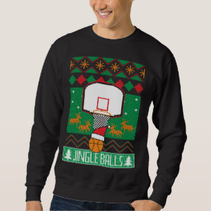 Basketball Spieler Uggi Weihnachten Sweater Jingle Sweatshirt