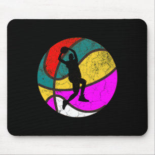 Basketball Spieler Vintages Retro-Geschenk 1 Mousepad