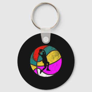 Basketball Spieler Vintages Retro-Geschenk 1 Schlüsselanhänger