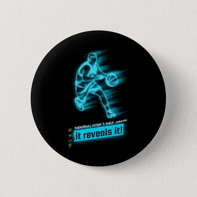 Basketball Spirit Button (Vorderseite)