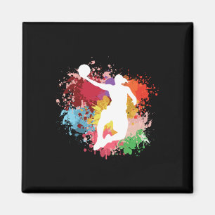 Basketball Splash Magnet
