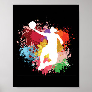 Basketball Splash Poster