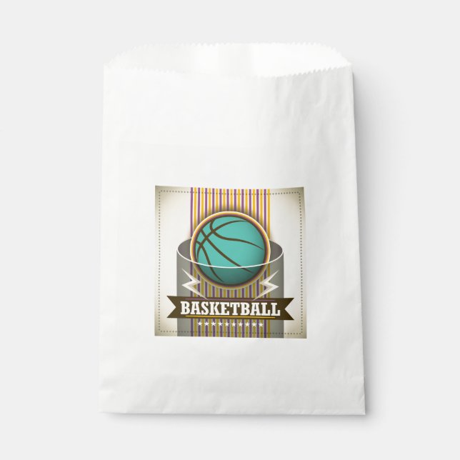 Basketball Sport Ball Game Cool Geschenktütchen (Vorderseite)