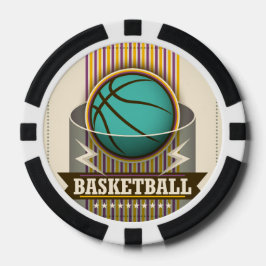 Basketball Sport Ball Game Cool Pokerchips