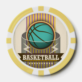 Basketball Sport Ball Game Cool Pokerchips