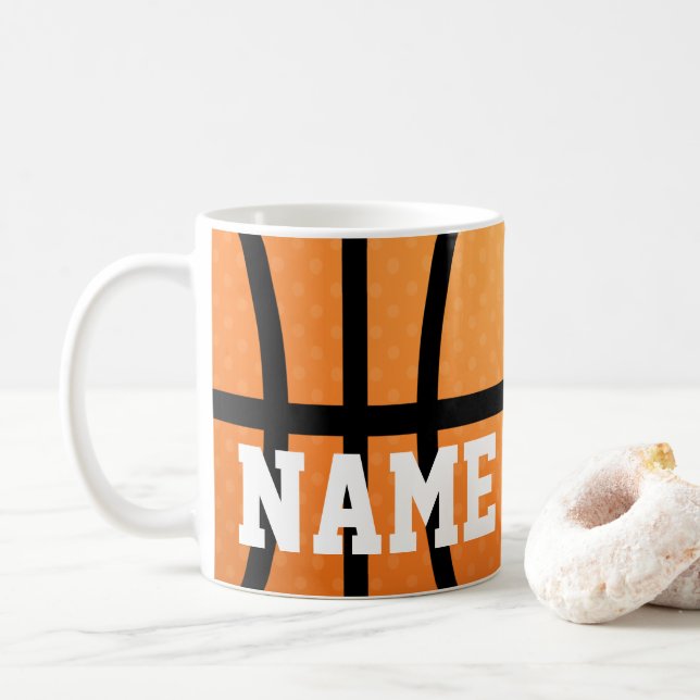 Basketball, Sport, Design Coffee Tasse Cup (Mit Donut)