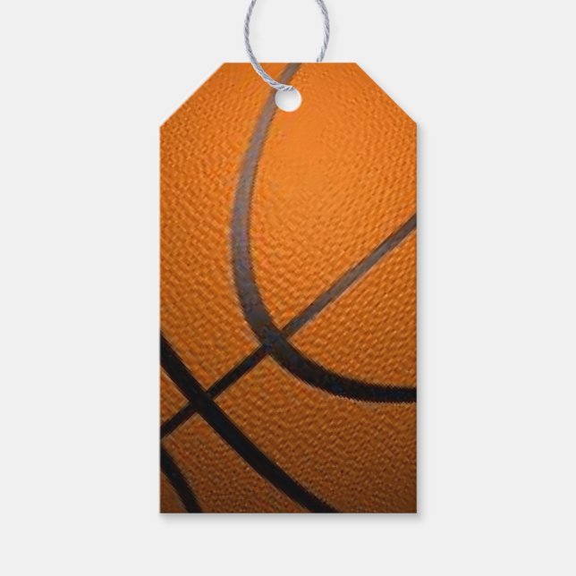 Basketball Sport Design Geschenkanhänger (Vorderseite)