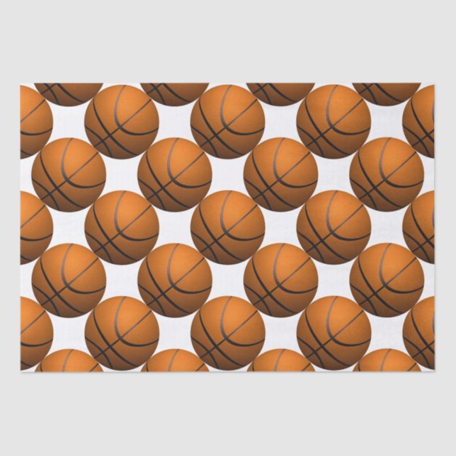 Basketball Sport Design Seidenpapier (Vorderseite)